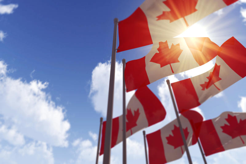 Canada flags shutterstock_626961950.jpg